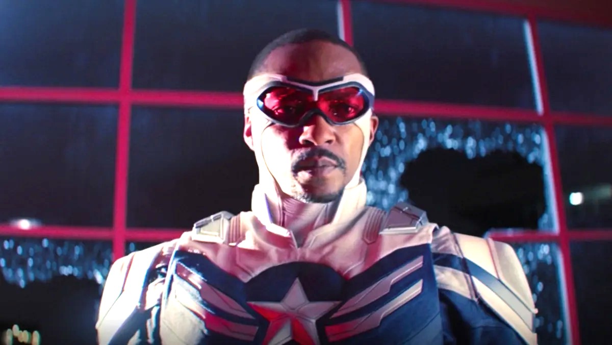 Sam Wilson (Anthony Mackie) is Captain America in The Falcon and the Winter Soldier