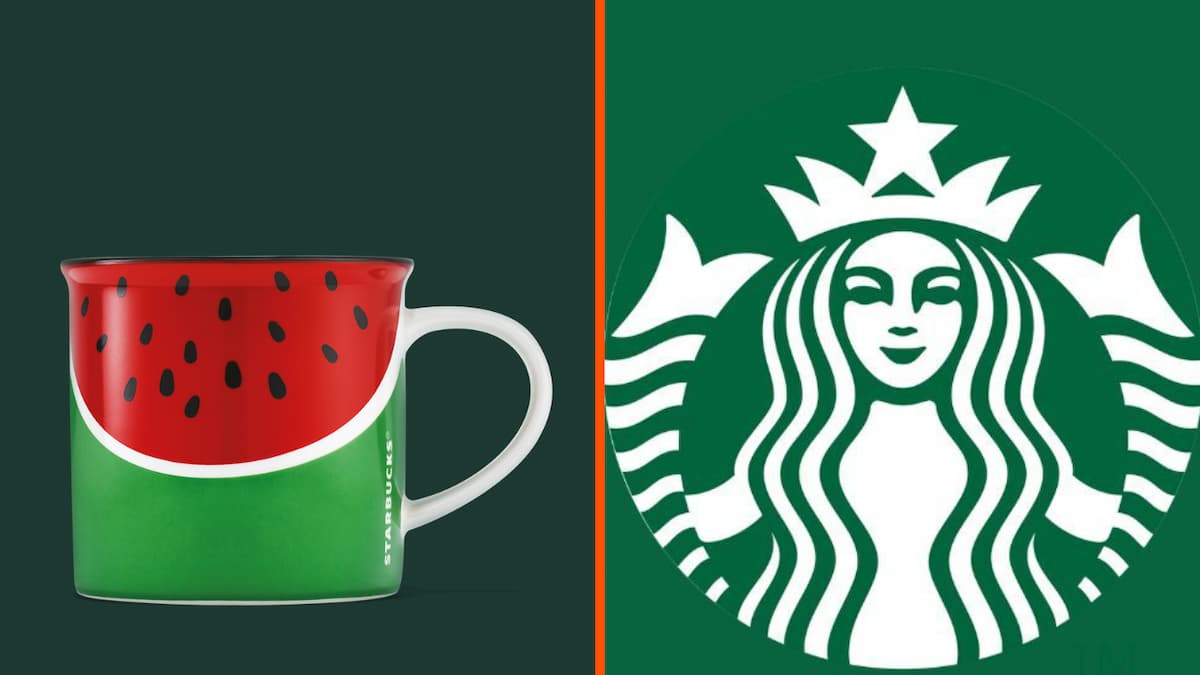Starbucks watermelon mug
