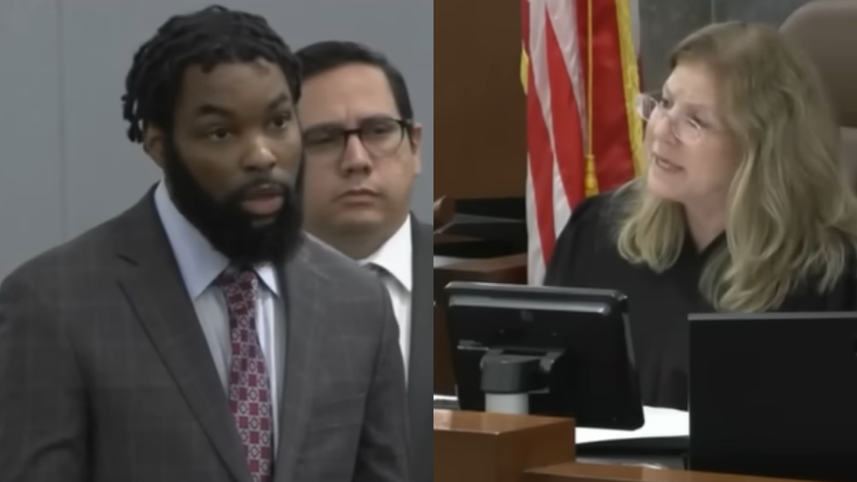 Deobra Redden and Judge Susan in court