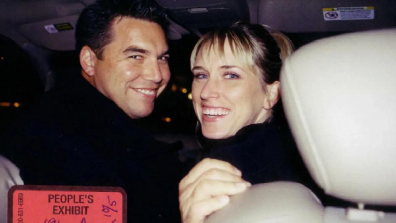 Scott Peterson and Amber Frey in car 