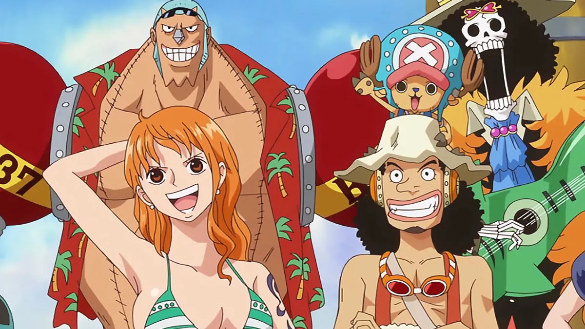 One Piece Nami, Usopp, Chopper, Franky and Brook