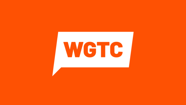 White We Got This Covered logo in the style of a rectangular dialogue bubble against an orange backdrop