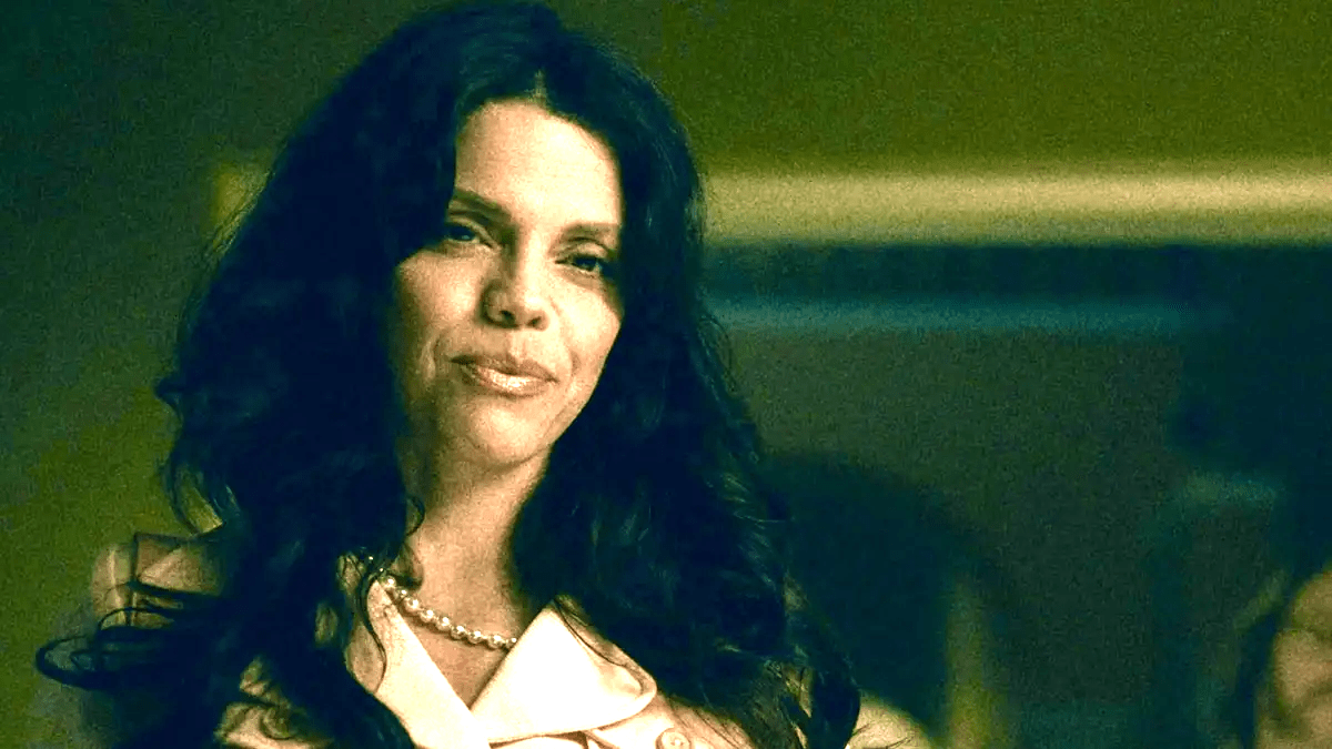 Vanessa Ferlito as Carmen in the Netflix drama, ‘Griselda’