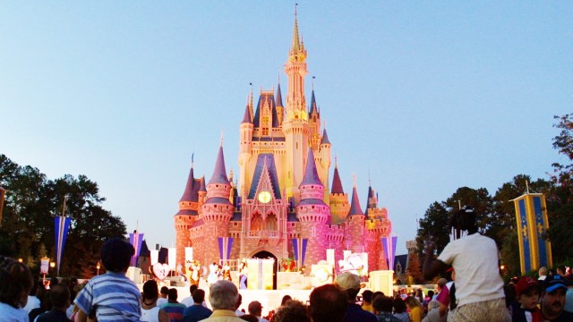 Disney Cinderella Castle burned down