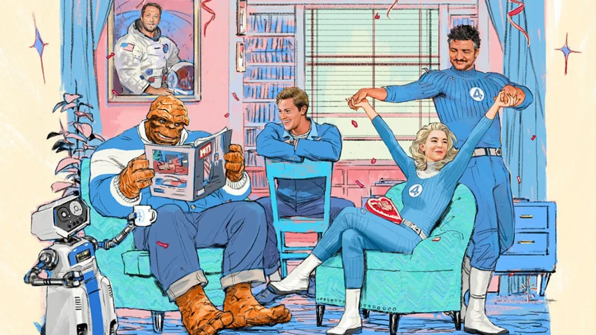 The Fantastic Four cast announcement artwork