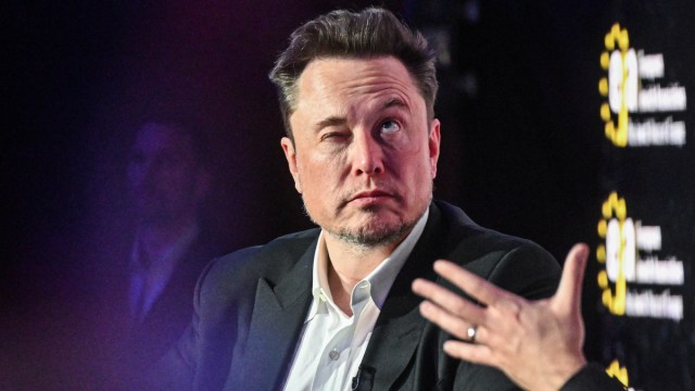 SpaceX, X (formerly known as Twitter), and Tesla CEO Elon Musk speaks during live interview with Ben Shapiro at the symposium on fighting antisemitism on January 22, 2024 in Krakow, Poland. The symposium on anti-semitism, organized by the European Jewish Association, was held ahead of international Holocaust remembrance day on January 27.
