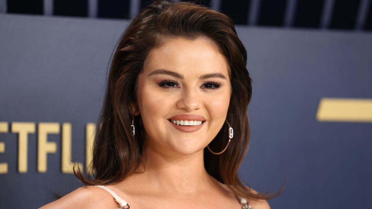 Selena Gomez attends the 30th Annual Screen Actors Guild Awards at Shrine Auditorium and Expo Hall on February 24, 2024 in Los Angeles, California. (Photo by Monica Schipper/FilmMagic)