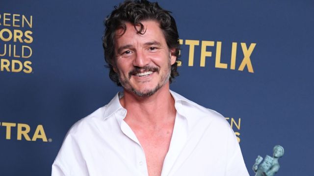 Pedro Pascal poses at the 30th Annual Screen Actors Guild Awards at Shrine Auditorium and Expo Hall on February 24, 2024 in Los Angeles, California. (Photo by Steve Granitz/FilmMagic)