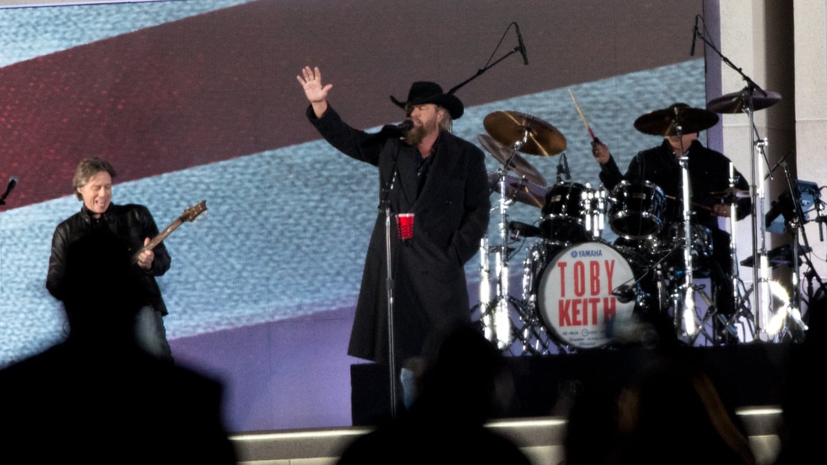 Singer Toby Keith performs during the Inaugural 2017 Make America Great Again Welcome Celebration on January 19, 2017 in Washington, DC.  