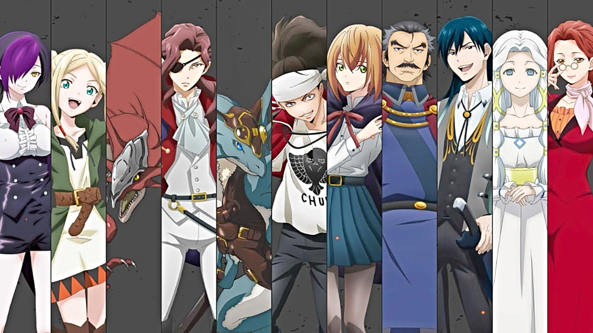 All main characters in 'Ishura' anime