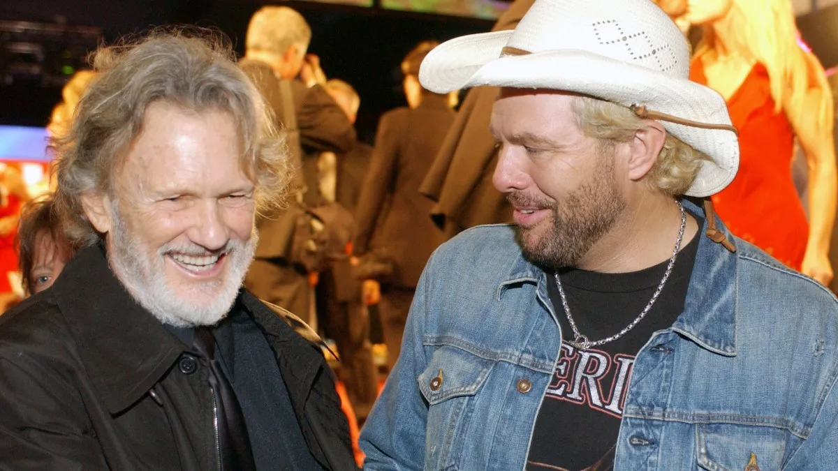 Kris Kristofferson and Toby Keith