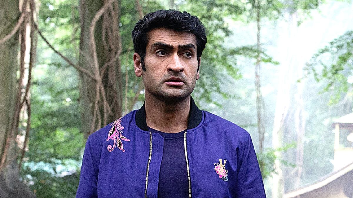 Kumail Nanjiani as Kingo in 'Eternals'.