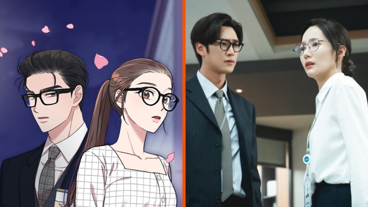 Side by Side comparison of the Marry My Husband webtoon and the drama