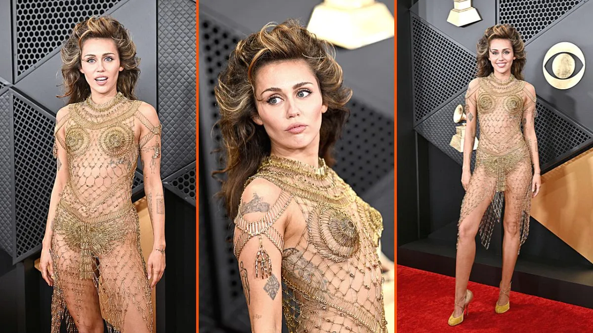 Miley Cyrus attends the 66th GRAMMY Awards at Crypto.com Arena on February 04, 2024 in Los Angeles, California.