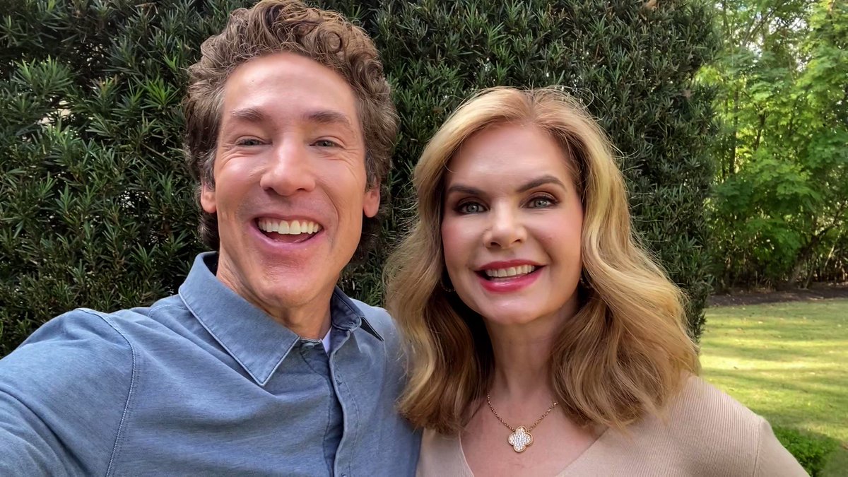 Osteen and his wife