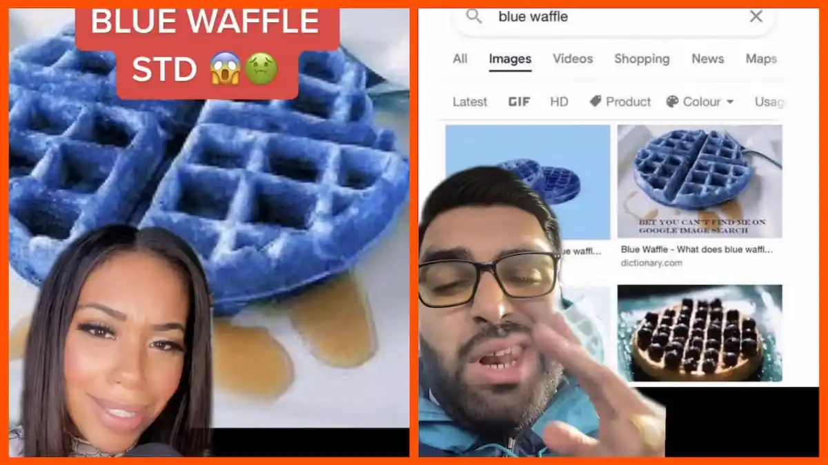 Blue Waffle Meaning on TikTok, Explained