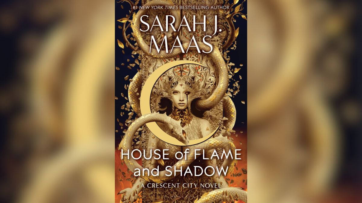 The book cover of 'House of Flame and Shadow' from Sarah J. Maas' 'Crescent City' series.
