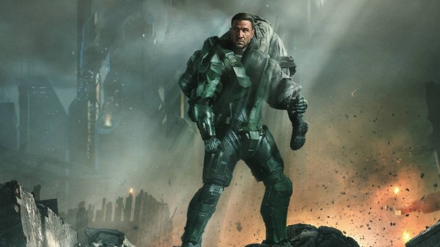 'Halo' season 2 poster featuring Pablo Schreiber
