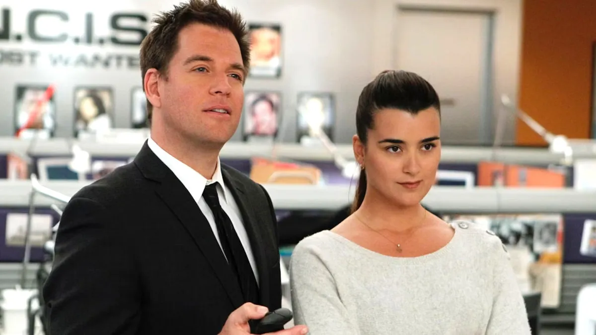 Michael Weatherly as Anthony DiNozzo and Cote de Pablo as Ziva David in 'NCIS.'