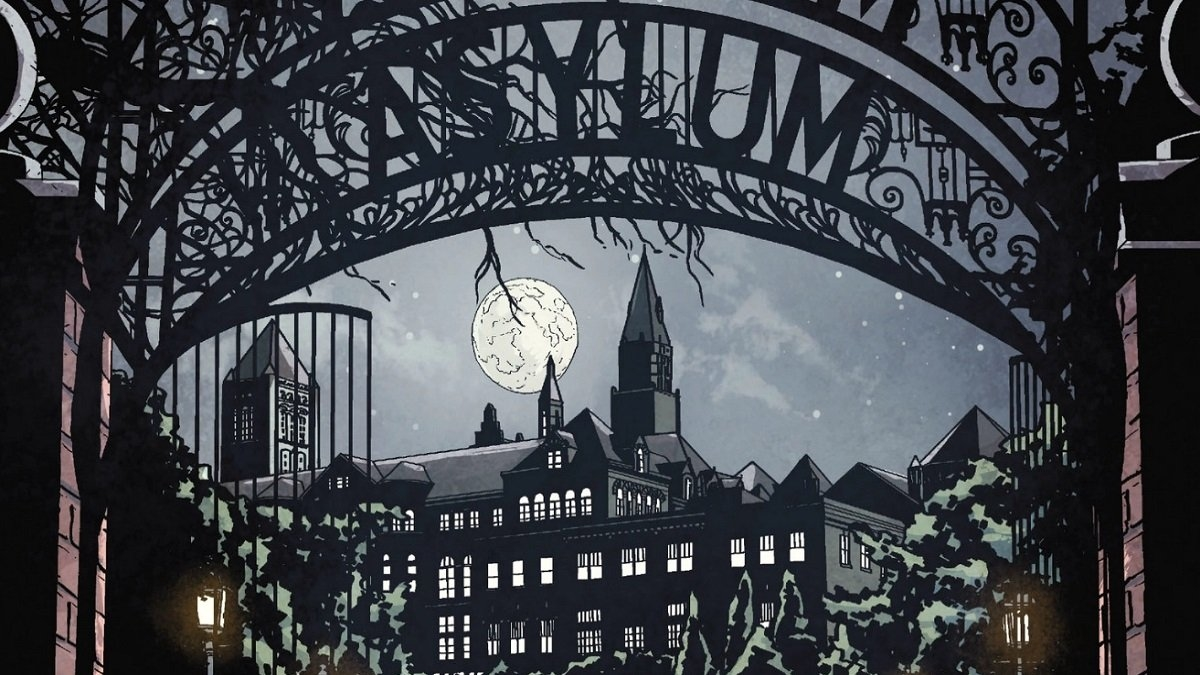 Image of Arkham Asylum as depicted in DC Comics