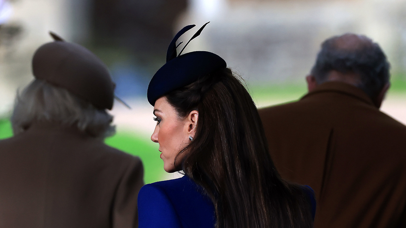 Where was Kate Middleton spotted for the first time since being hospitalized?