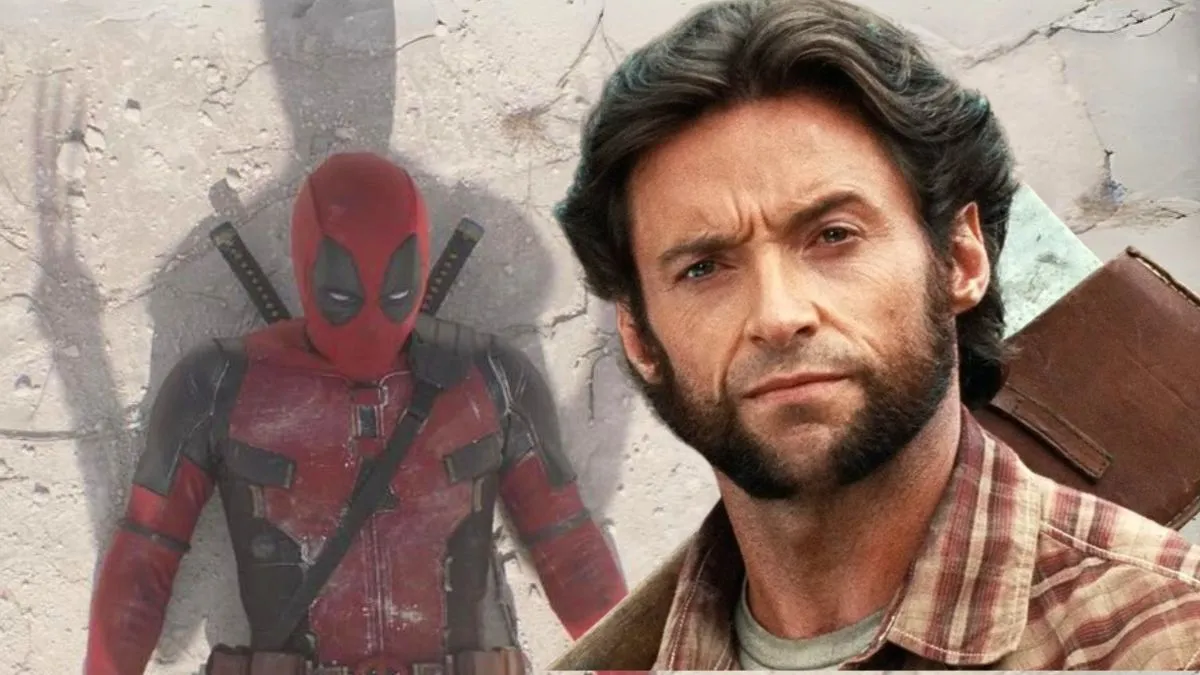 Logan's shadow in Deadpool & Wolverine/ Hugh Jackman in X-Men Origins: Wolverine