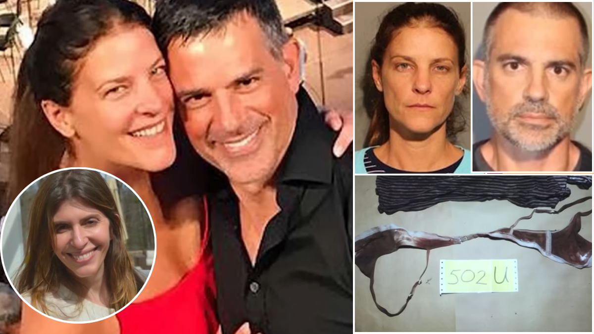 Michelle Troconis, Jennifer and Fotis Dulos, and bloody bra