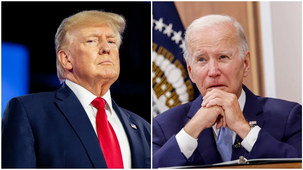 Donald Trump and Joe Biden on Trans Day of Visibility