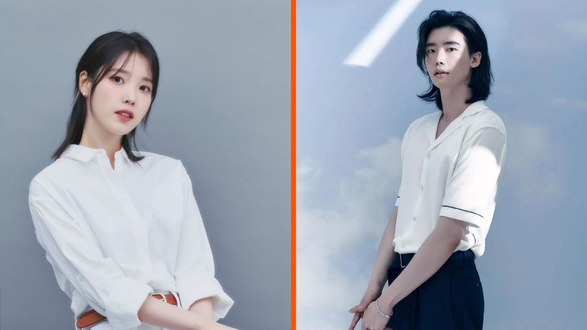 IU for the 'Dream' interview and Lee Jong-Suk's  photoshoot for Bazaar 2021