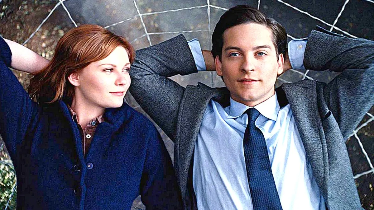 Kirsten Dunst And Tobey Maguire In Spider Man 3 