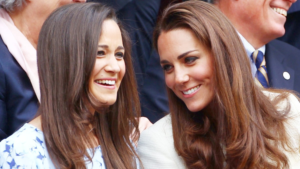 Pippa Middleton with Kate Middleton