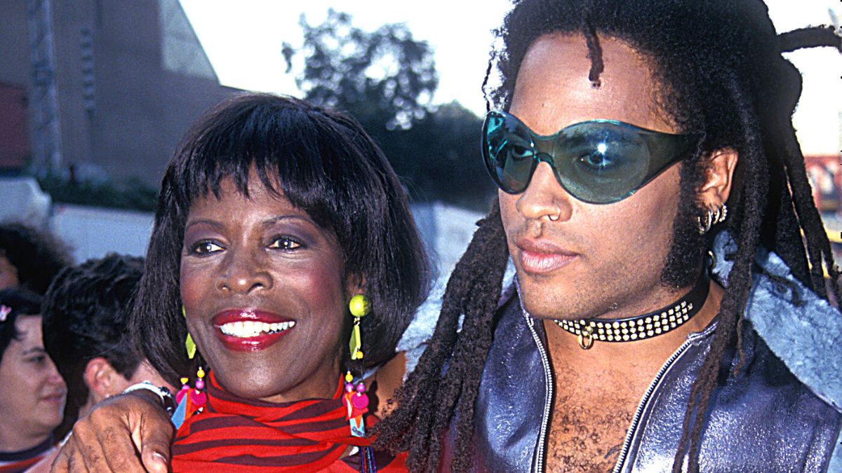 Lenny Kravitz with mother Roxie Roker attending the 1993 MTV Video Music Awards at Universal City in Los Angeles, California 09/02/93