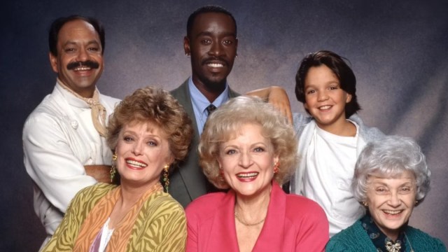 The main cast of The CBS sitcom The Golden Palace