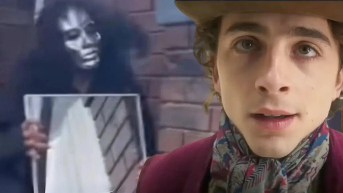 The Unknown from Willy's Chocolate Experience/Timothee Chalamet in Wonka
