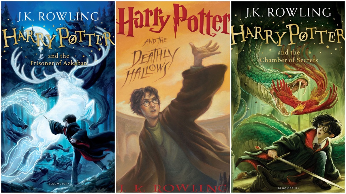 'Harry Potter' book covers