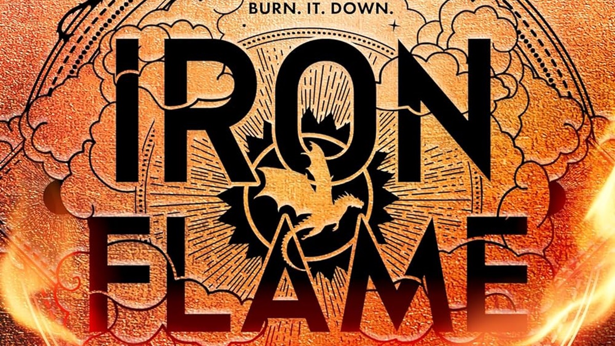 'Iron Flame' book cover