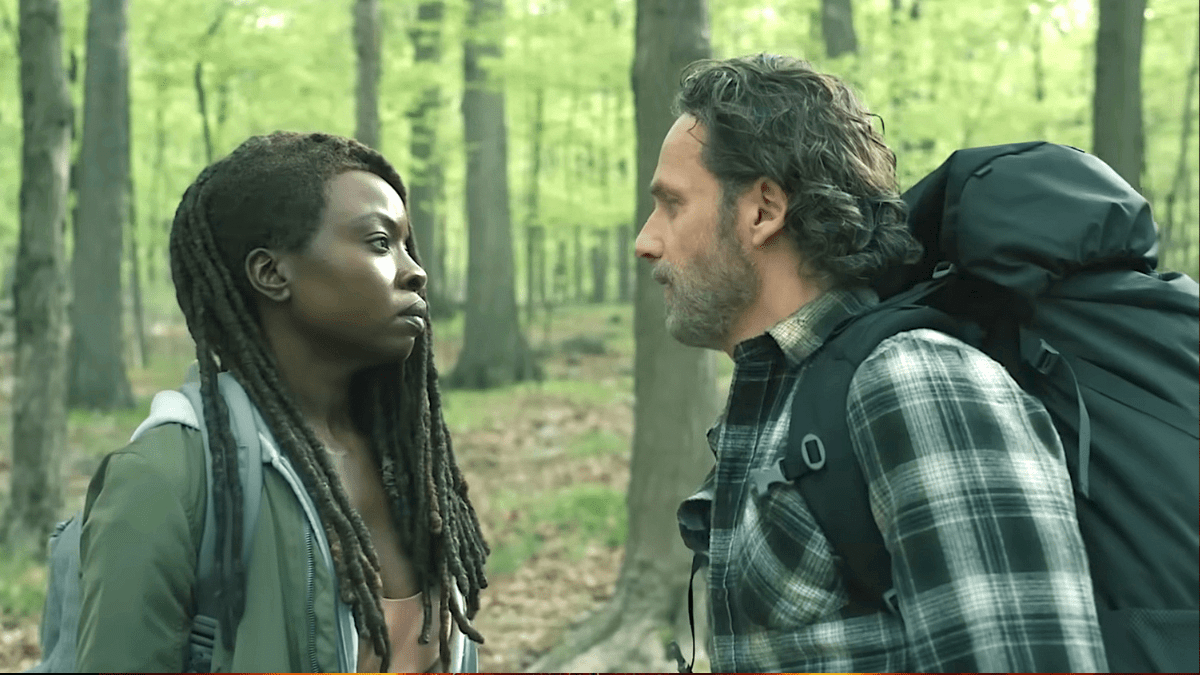 rick michonne the walking dead the ones who live