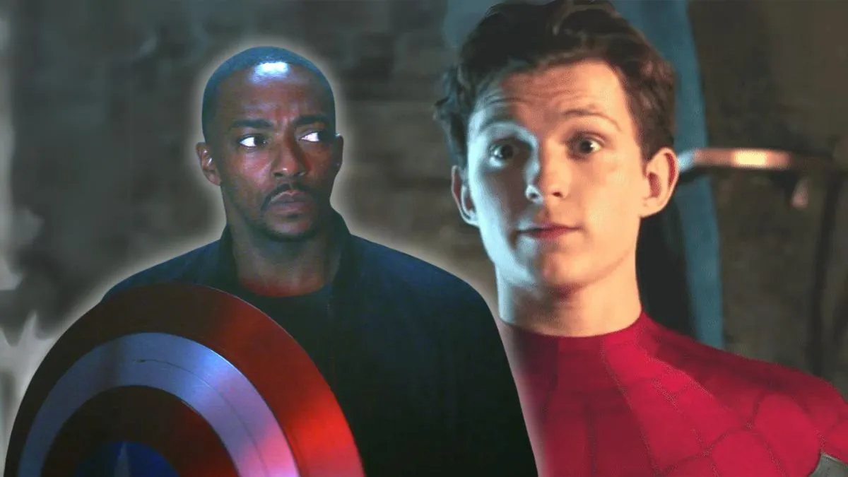 Anthony Mackie's Sam Wilson in Captain America: Brave New World/Tom Holland as Peter Parker in Spider-Man: Far From Home