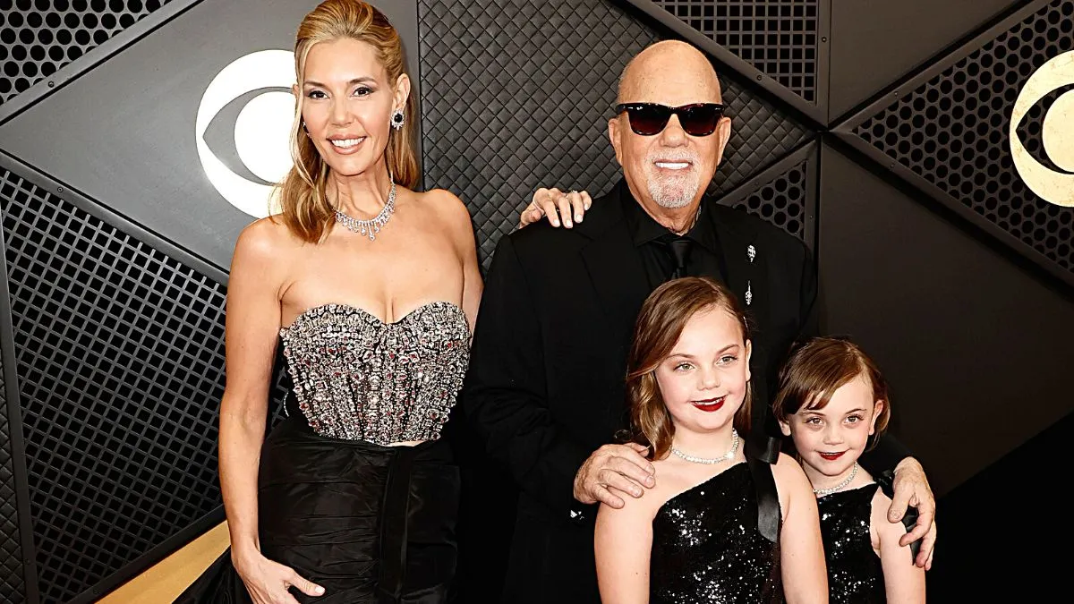 Alexis Roderick, Della Rose Joel, Billy Joel, and Remy Anne Joel attend the 66th GRAMMY Awards at Crypto.com Arena on February 04, 2024 in Los Angeles, California.