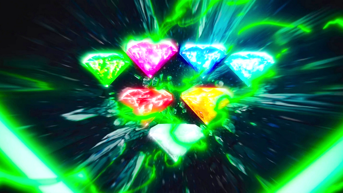 Chaos Emeralds in Sonic the Hedgehog 2