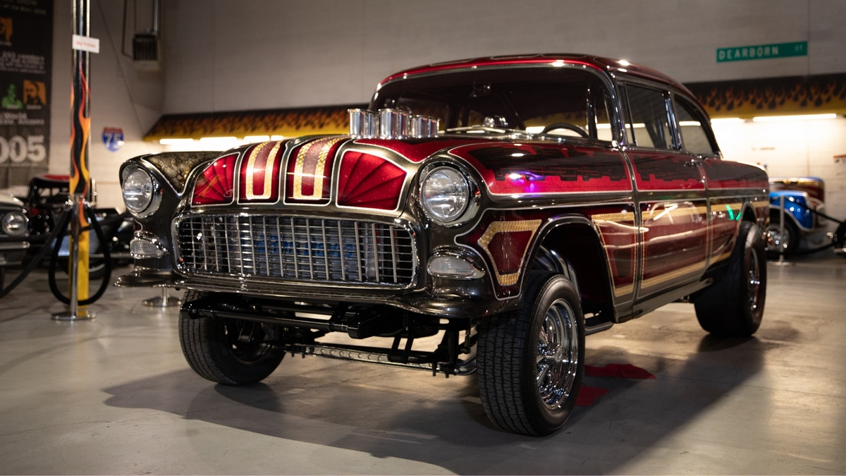 1955 Chevy Gasser that got tuned in History's reality show Counting Cars