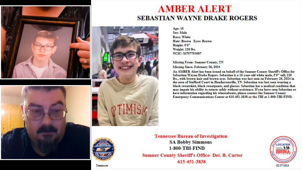 Sebastian Rogers Amber alert father and mother