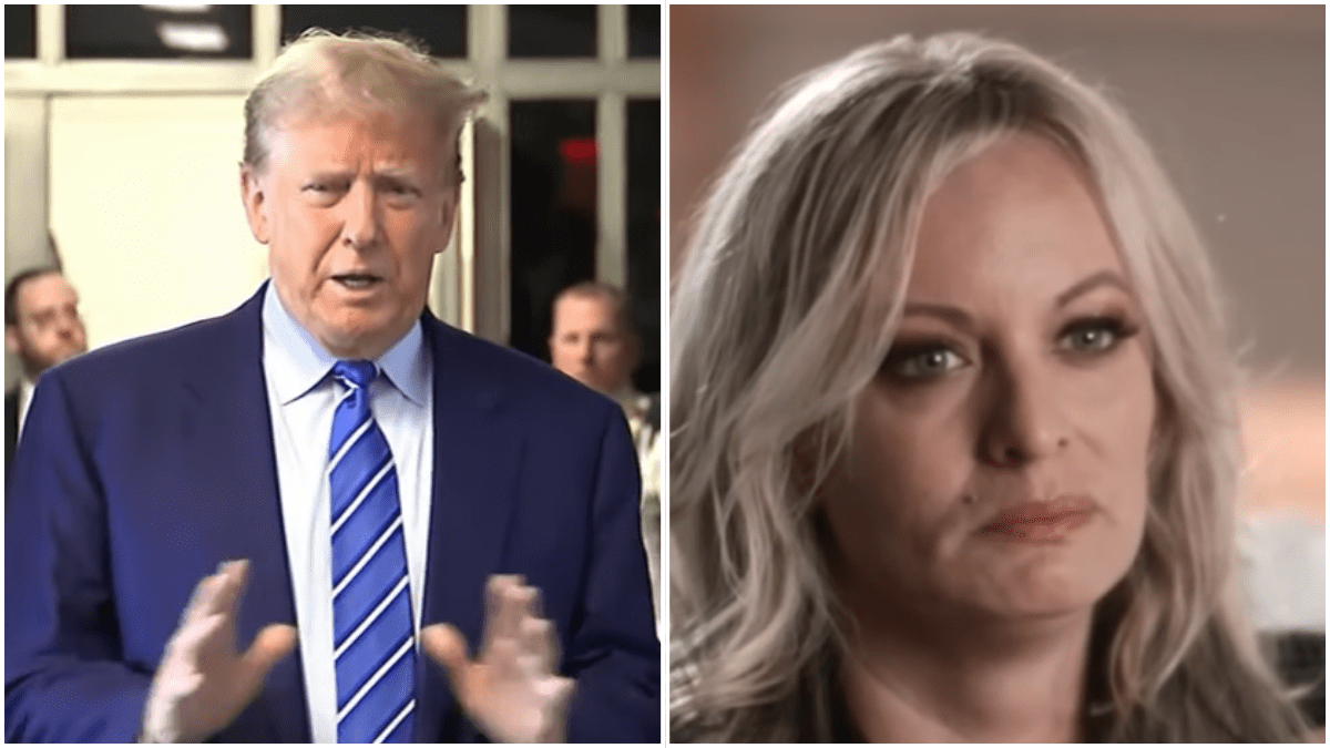 Donald Trump and Stormy Daniels