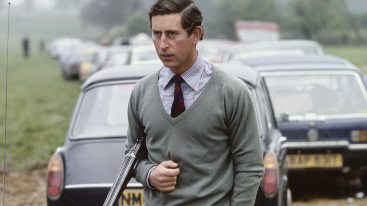 Prince Charles, the Prince of Wales at a pigeon shoot in Windsor Great Park, UK, 12th May 1979. (Photo by Tim Graham Photo Library via Getty Images)