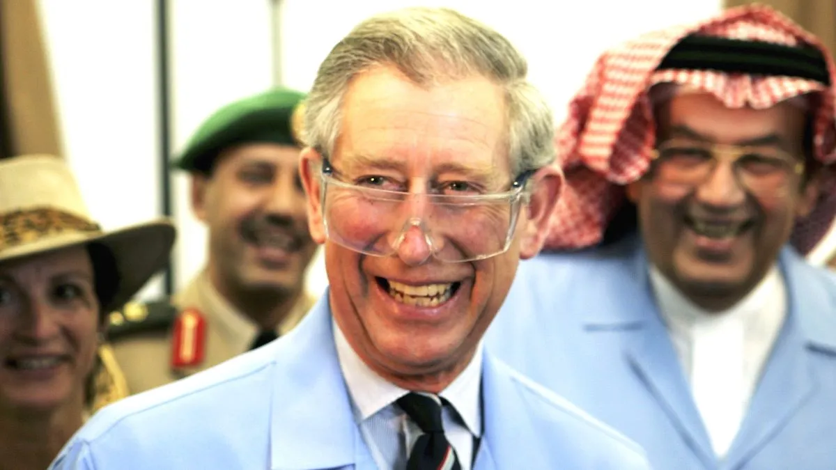 HRH Prince Charles, Prince of Wales visits General Organisation for Technical Education and Vocational Training college on the seventh day of their 12 day official tour visiting Egypt, Saudi Arabia and India, on March 26, 2006 in Riyadh, Saudi Arabia. The visits provide an opportunity to support the UK's international contribution and profile, with key themes to promote better understanding and tolerance between faiths, supporting environmental and conservation initiatives, and encouraging sustainable employment and training opportunities for young people. This is the Royal couple's second joint overseas tour. Charles was last in Saudi Arabia in February 2004 to convey HM??s condolences to the Saudi Royal Family following King Fahd??s death. (Photo by MJ Kim/Getty Images)