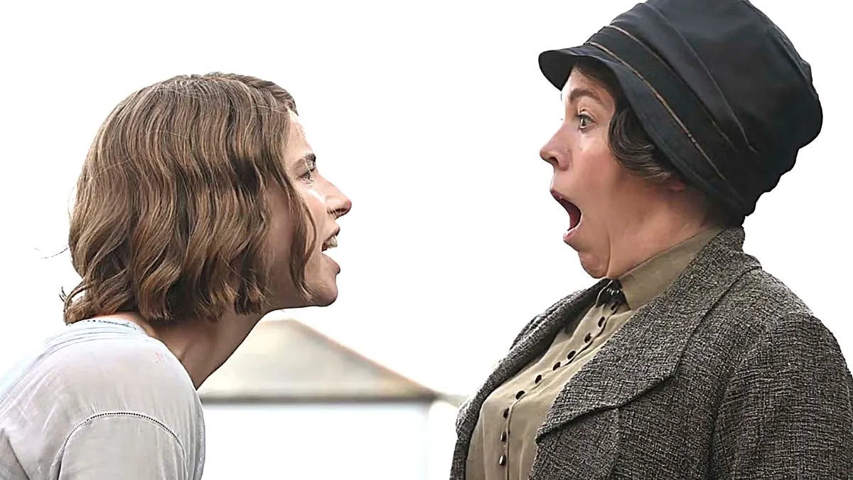 Olivia Colman and Jessie Buckley in 'Wicked Little Letters'
