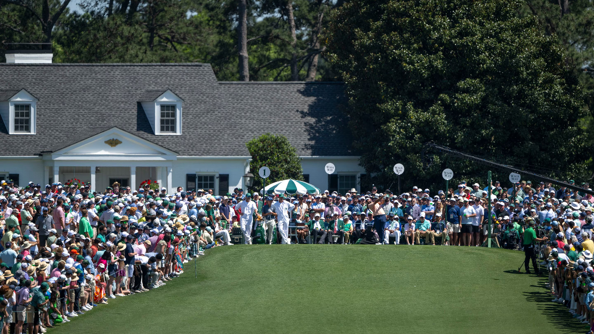 The opening tee box at Augusta