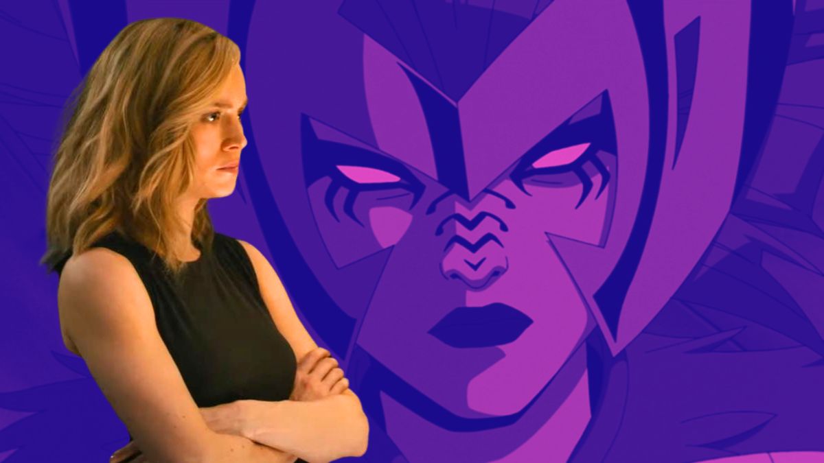 Brie Larson as Carol Danvers in The Marvels/Deathbird in X-Men 97