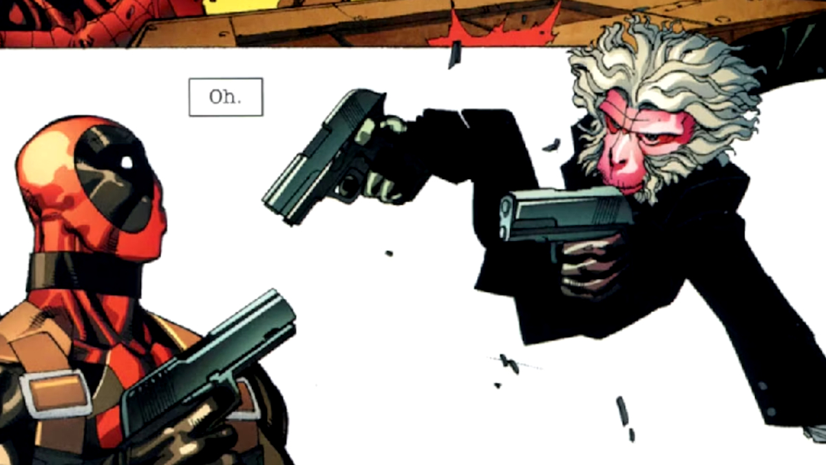 Deadpool and Hit-Monkey in Marvel Comics