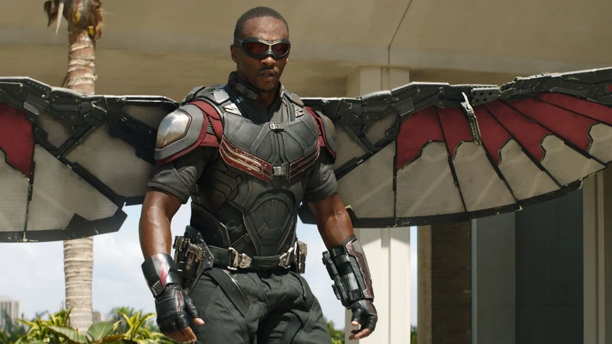 Anthony Mackie as Falcon in the Marvel Cinematic Universe